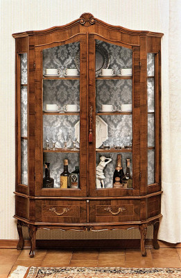 Kredens Półka Szafa Szkło Szafki Witryny Włoskie Meble Szafki Szklane Nowe