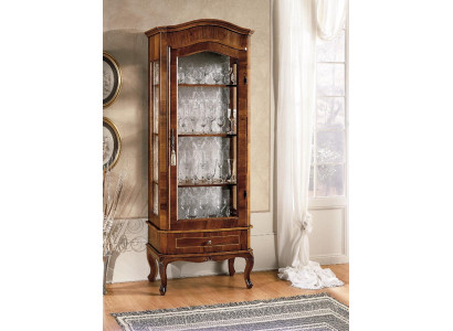 Gablota Szafa Witryny Salonowe Szafki Kredens Włoskie Meble Drewno