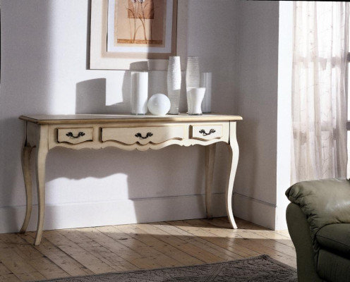 Stół konsolowy Design Drewno Tabela konsola Kredens Luksusowe konsole stołowe