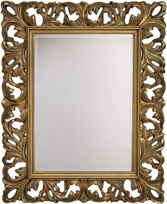 Klasyczny Designerski Oryginalne Drewno Rama XXL Lustro 105x85,5 Lustro -Model 1577