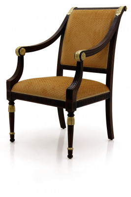 Krzesło Design salon jadalnia Drewno Krzesła Podkładka podłokietnik Vaccari giovanni