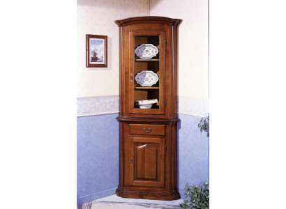 Gablota Kredens Salon w Stylu Retro Szafa Kredens Szafki Solidny Witryny