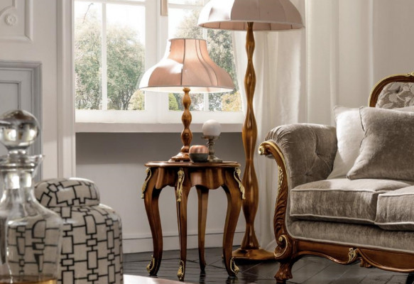 Okrągły stolik kawowy Luxury Design Couch Tabela Coffee Side stoły Salon Nowość