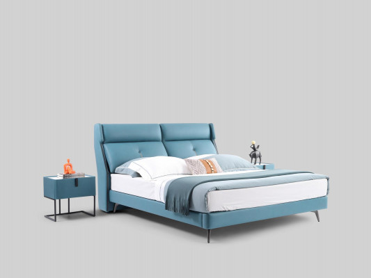 łóżko Double Hotel Sleep Pokój Drewno Nowe 180x200cm Łóżko Podkładka Design