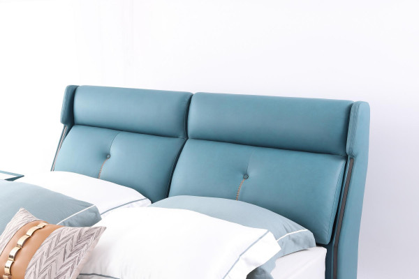 łóżko Double Hotel Sleep Pokój Drewno Nowe 180x200cm Łóżko Podkładka Design