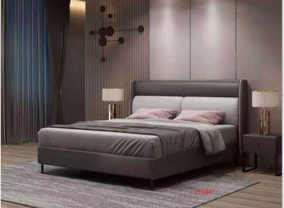Designerskie łóżko 180 x 200cm Dubai Double Hotel Drewno Sypialnia
