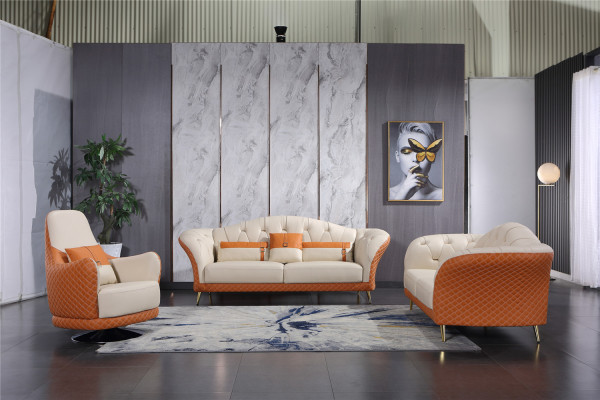 Nowoczesny Zestaw sofowy 3+2+1 miejsce do siedzenia Zestaw Design Sofa Podkładka Kanapa Kanapy