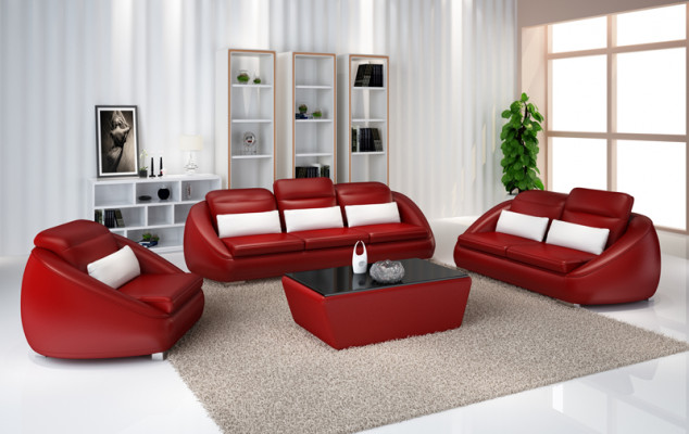 Zestaw sofowy 3+2+1 miejsce do siedzenia Nowoczesny komplet wypoczynkowy Sofa Podkładka Kanapy Kanapa
