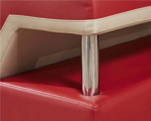 L Shape Skóra Żywy krajobraz Kanapa Podkładka Siedziba Narożnikowa kanapa Sofa Living Room