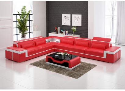 Designerska sofa kanapa Narożnikowa kanapa Podkładka Ustawić Żywy krajobraz w kształcie litery L