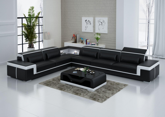 Designerska sofa kanapa Narożnikowa kanapa Podkładka Ustawić Żywy krajobraz w kształcie litery L
