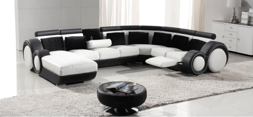 Sofy Sofa U Shape Sofa Podkładka Ustawić Żywy krajobraz Design Narożnikowa kanapa