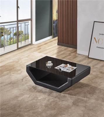 Szlachetne, luksusowe Stoliki do szkła Design Couch Tabela Sofa Side Skóra stoły