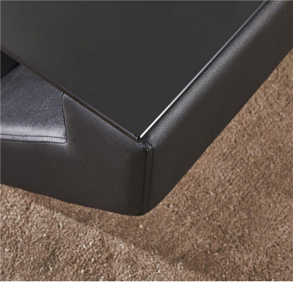 Szlachetne, luksusowe Stoliki do szkła Design Couch Tabela Sofa Side Skóra stoły