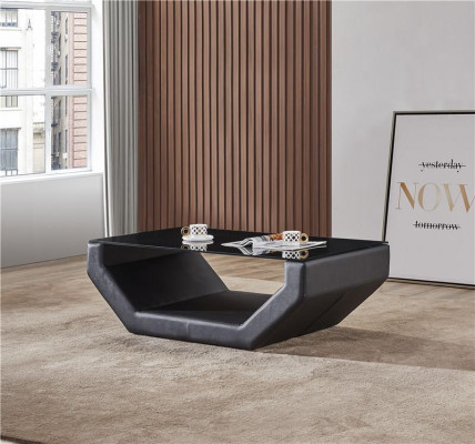 Szlachetne, luksusowe Stoliki do szkła Design Couch Tabela Sofa Side Skóra stoły