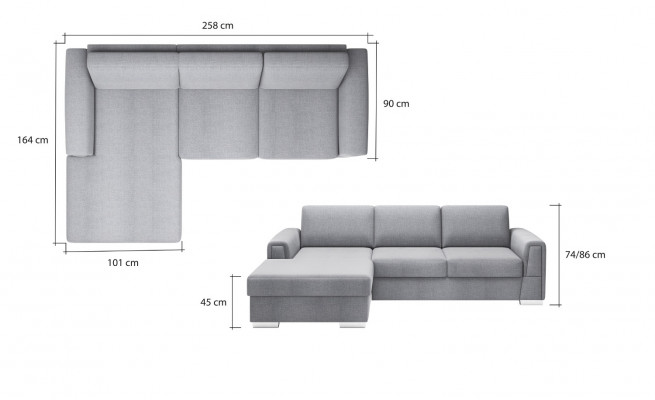 Żywy krajobraz Narożnikowa kanapa Sofa w kształcie litery L kanapa projekt kanapy Włókienniczy dekoracja nowoczesna