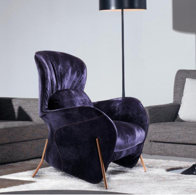 Fotel Club Lounge Designer Krzesło Podkładka Sofa 1 miejsce siedzące Relaks