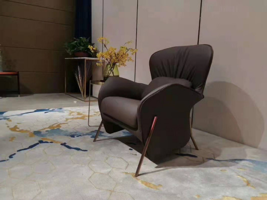 Fotel Club Lounge Designer Krzesło Podkładka Sofa 1 miejsce siedzące Relaks