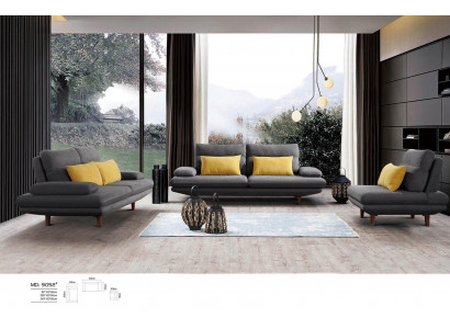 Designerska Sofa Couch 2 Siedziba Podkładka Skóra Couchen Duże Sofy Włókiennicze Nowość