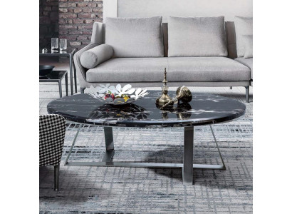 Sofa Tabela Okrągły stoły Okrągły Sofa New Metal Szkło Side Designer