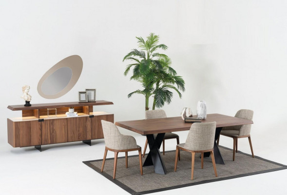 Stół obiadowy Tabela Drewno Meble Design jadalnia stoły Designerski stół drewniany 220x100cm