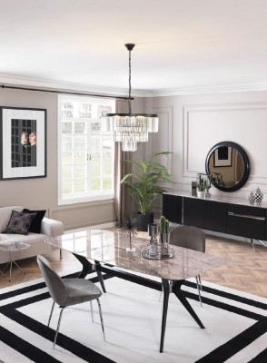 Luksusowa jadalnia Stół obiadowy Loft Design Tabela Meble Umeblowanie