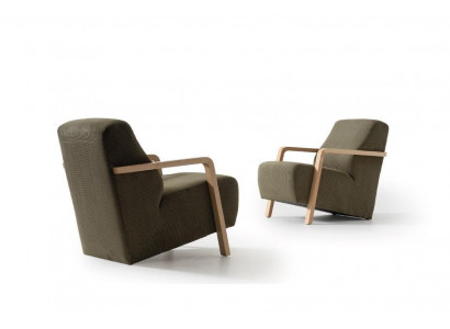 Design Fotel Jednoosobowy Salon Wygodna Podkładka Meble w kolorze zielonym