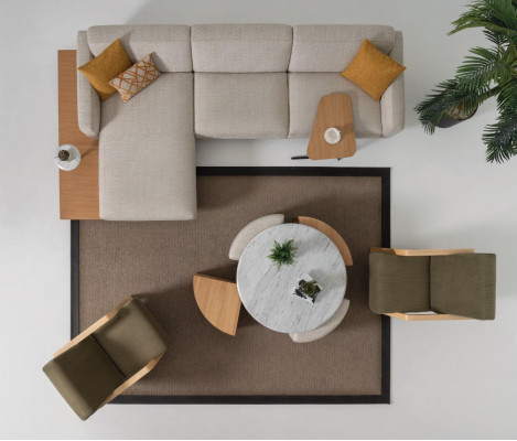 Design Fotel Jednoosobowy Salon Wygodna Podkładka Meble w kolorze zielonym
