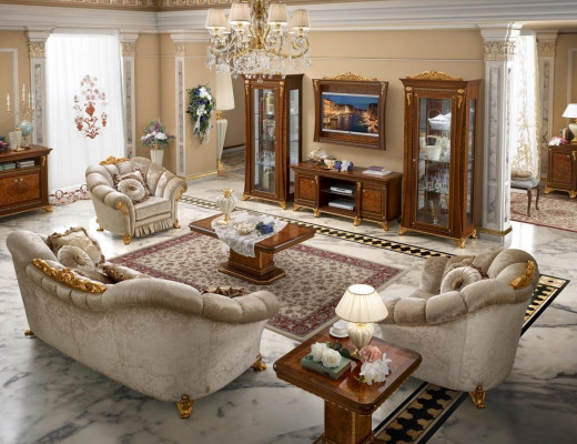 Zestaw sofowy 3+1+1 Siedziba Set Design Sofy Podkładka Kanapy Włókienniczy Relaks Sofa Nowość