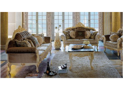 Zestaw sofowy 3+2 miejsce do siedzenia salon Meble tapicerowane Sofa Art Deco Sofy materiałowe