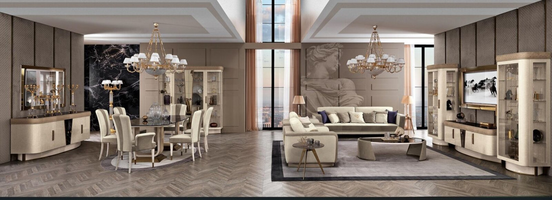 Zestaw sofowy 3+1+1 miejsce do siedzenia Zestaw Design Sofy Podkładka Couchen Relaks Sofa Nowoczesna Nowość