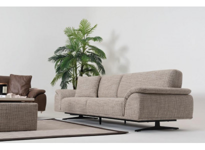 Sofa do Salonu 3 Miejsca Design Luksusowa Podkładka Couch Nowoczesne Sofy 250cm
