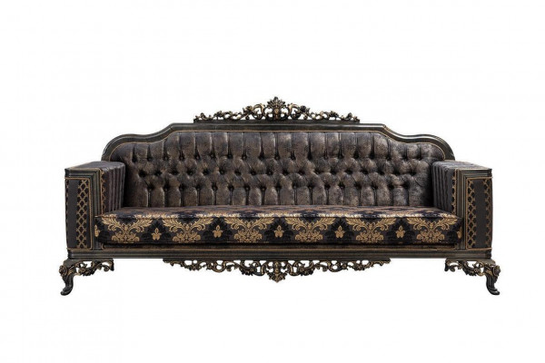 Luksusowy zestaw sofowy Chesterfield 3+1 miejsce do siedzenia Klasyczna Sofa Barokowa Podkładka Siedziba