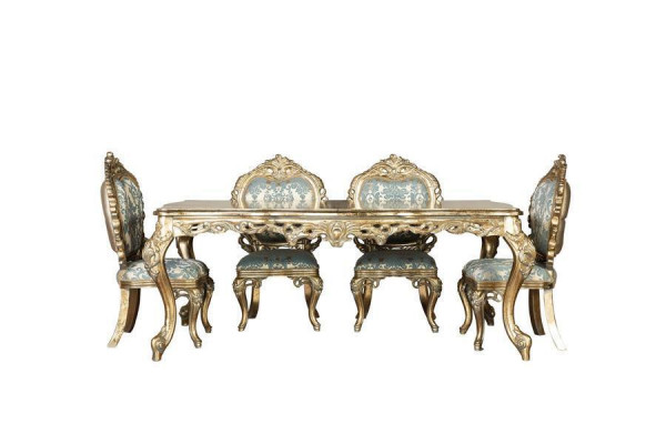 Krzesło do jadalni Golden Krzesła Krzesło Zestaw Ustawić 4x Podkładka Podkładka