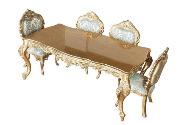 Krzesło do jadalni Golden Krzesła Krzesło Zestaw Ustawić 4x Podkładka Podkładka