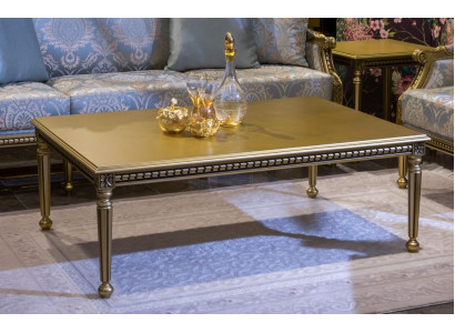 Sofa Stolik kawowy do salonu luksusowy stolik kawowy design złoty nowość