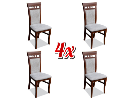 Ustaw Fotel New 4x Krzesła Krzesło Podkładka Design Lounge Kuchnie Siedziba jadalnia