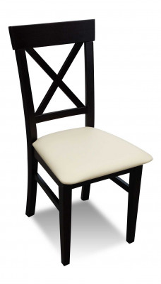 Classic Krzesło Czarny Drewno Siedziba Podkładka Design Włókienniczy Modern Style Nowość