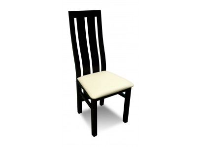 Krzesło Krzesło do jadalni Krzesło tapicerowane Czarny Drewno Krzesła Design Nowe Meble