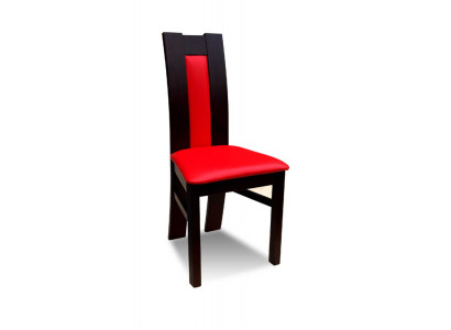 Solidne drewno Krzesło Drewno PROJEKTANT Czerwony Krzesło KRZESŁO DO JADALNII KLASYCZNY DEKORACYJNY