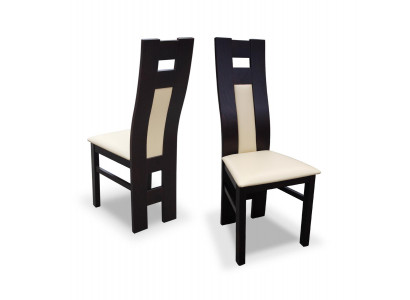 Zestaw krzeseł drewnianych 1x Krzesło do jadalni Solidne drewno Krzesło Designerskie krzesła do jadalni Krzesła