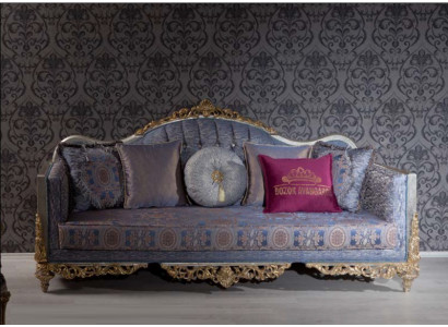 Design Sofa 3 miejsce do siedzenia Podkładka Luxury Classic Włókienniczy Sofy Chesterfield