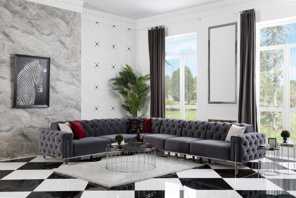 Chesterfield Zestaw narożny Sofa Narożna Sofa Podkładka Narożnikowa kanapa Meble