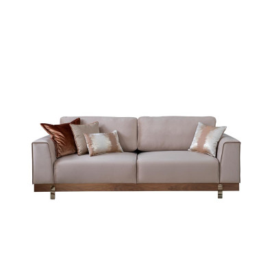 Luksusowy Zestaw sofowy 3+2+1 Siedziba Fotel Couch Podkładka Meble Design 3-częściowa.