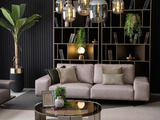 Kanapy trzyosobowe różowe sofy do salonu kanapa 256cm duża sofa xxl materiał