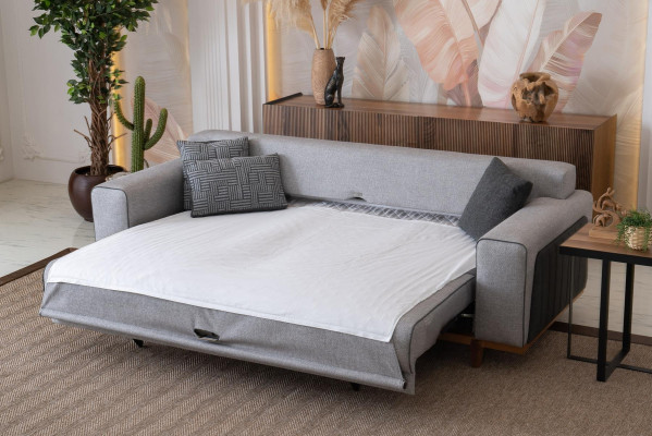 Sofa Duża 242cm Kanapa Podkładka Meble Sofy Kanapa Tkaninowa Meble Włókiennicze