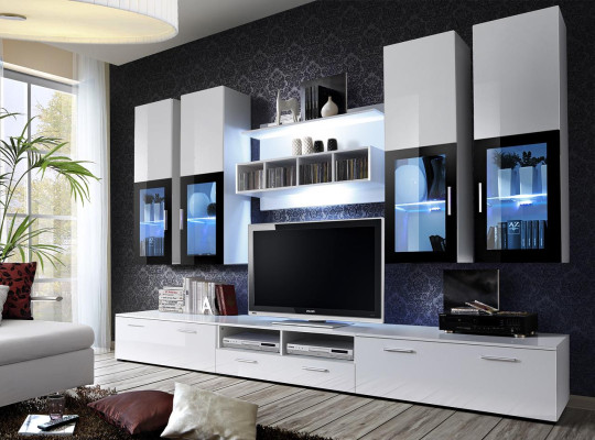 Jednostka ścienna Meble Szafka Wisząca Design Drewno Szafka Wisząca Modern Ustawić