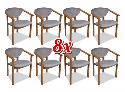 Zestaw Ustawić Siedziba Podkładka Living Room Design Jadalnia Krzesło Pokój Grupa 8x Krzesła