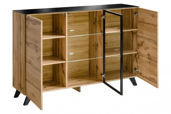 Kredens Drewno Design Nowoczesny Kredens Meble do Salonu Nowość