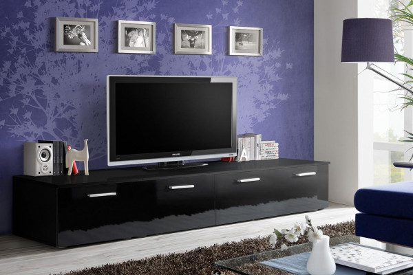Designerska szafka RTV Nowoczesny Salon Kredens Drewno Luksusowe Meble